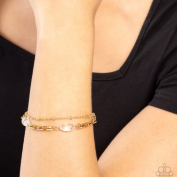 Business Brunch Gold Bracelet - Picture 2 of 2